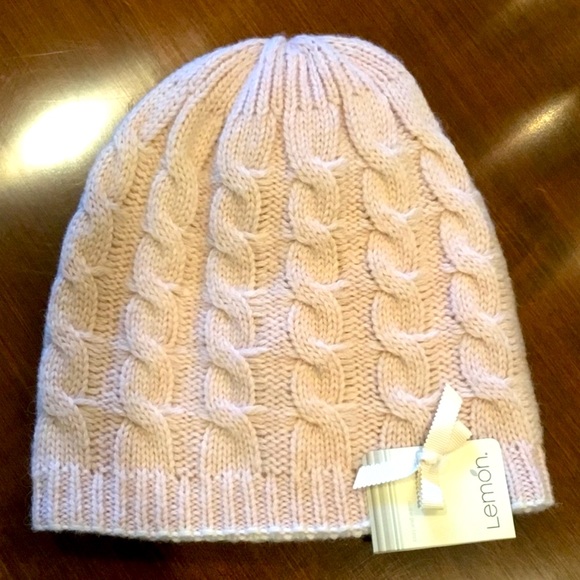Lemon Accessories - Lemon Cable Knit Beanie Reversible